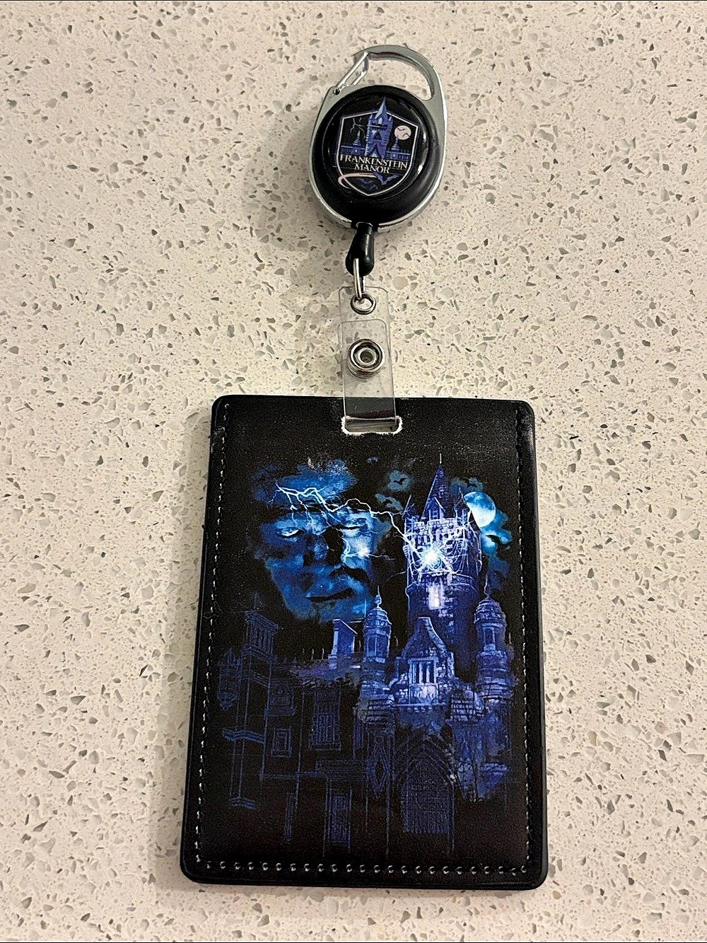 Universal Studios Epic Universe Frankenstein Manor ID Badge Holder